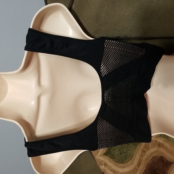 Fashion hollow mesh breathable large black spots bra - Picture 13 of 17